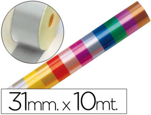 Fita fantasia prata 10mtx31 mm ,  , 15524 , 8422917000591